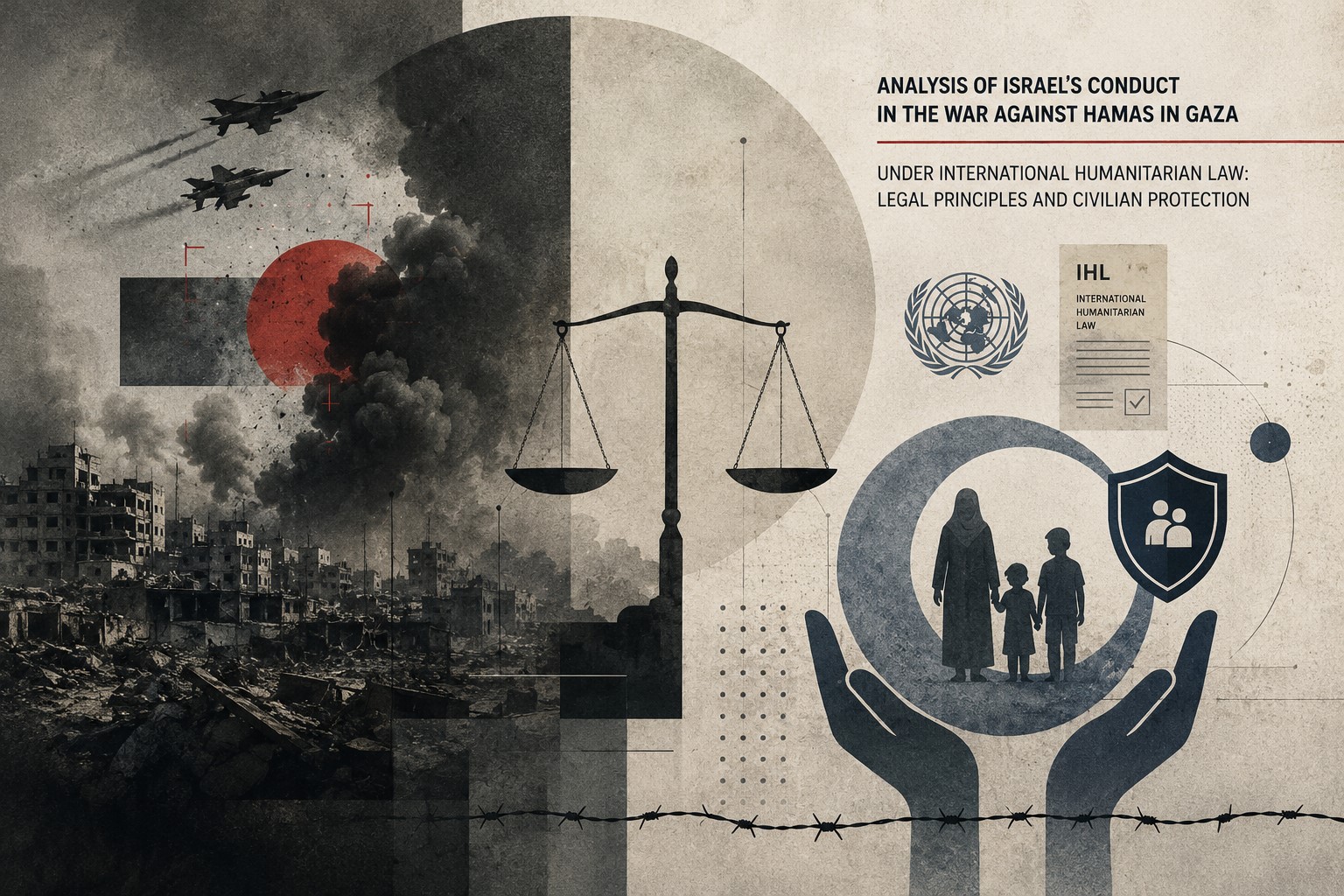 Analysis of Israel&rsquo;s Conduct in the War against Hamas in Gaza under International Humanitarian Law: Legal Principles and Civilian Protection 