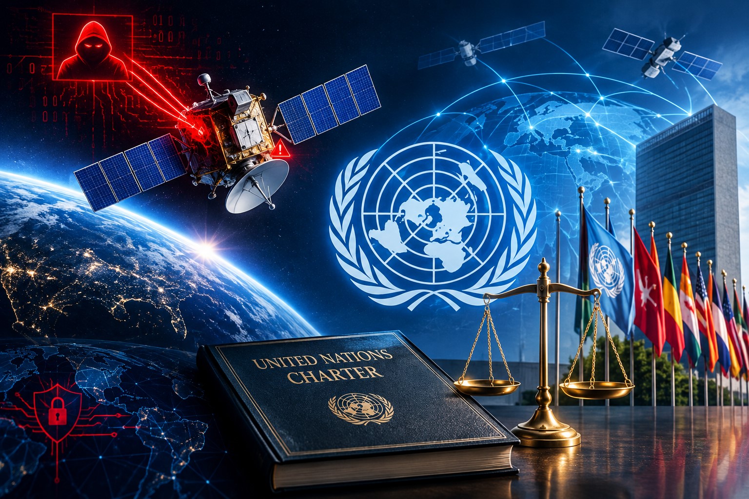 International Responsibility of States for Cyberattacks against Peaceful Space Facilities in Light of the United Nations Charter 